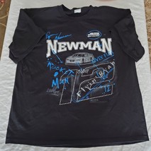 Black NASCAR Ryan Newman Men&#39;s T-shirt XL Short Sleeve - $277.32 MXN