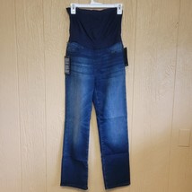 Mavi Clare Womens Maternity Jeans Deep Shanti Supersoft Straight Leg 29/28 - $48.22