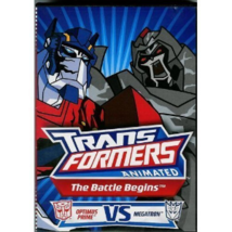 Transformers Animated ~ The Battle Begins: Optimus Prime VS Megatron Dvd - £9.58 GBP