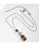 SAQ / AVON Vintage Rhinestone &amp; Crystal Necklace - $16.00