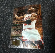 1995-96 Fleer Metal # 13 Michael Jordan Basketball Card - Chicago Bulls - £37.54 GBP