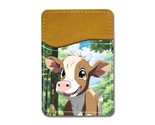 Kids Cartoon Cow Universal Phone Card Holder - $9.90