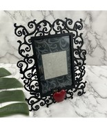 Disney Parks Snow White Evil Queen Metal Picture Frame Black Thorns Appl... - $39.11 CAD
