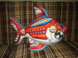 Rinco Robot Mechanical Fish Plush 16" Stuffed Animal All Ages Made In China - $19.80