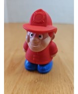 Vintage Tonka Firefighter Fireman 3&quot; Soft Toy Replacement Cake Topper Re... - £7.74 GBP