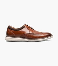 Nunn Bush Chase Wingtip Oxford Walking Shoes Cognac Multi 85128-229 image 7