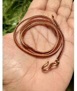 9 inch Pure Copper Wheat Chain Anklet, Healing Copper Jewelry, Spiritual - $18.61