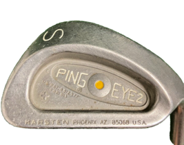 Ping Eye 2 Sand Wedge Gold Dot 4 Degrees Flat Lie RH KT Stiff Steel 35.5 Inches - $42.35