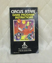 Circus Atari Game Program Instructions 1980 Vintage Manual Guide USA - £11.39 GBP