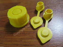 Blitz Gas Spout Yellow Cap +2 FREE Air Breather Vents WORTH $4.99 +Free Shipping - $7.55