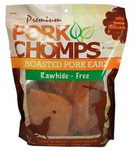 Pork Chomps Roasted Pork Skin Pig Earz - 10 count - £20.17 GBP