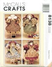 Mc Calls 8138 16 In Angel Dolls Cook Sew Garden Bird Sewing Pattern Uncut Ff - $19.79