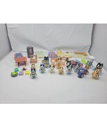 Bluey Playset Lot Figures Furniture Bed Posable Figures Fridge Surfboard... - $782.10 MXN