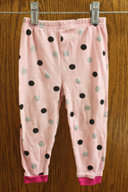 Pink Polka Dot Pants - Size Girls 18 Months - $8.99