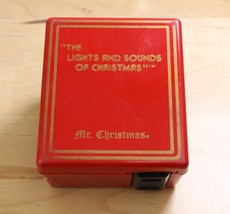 Vtg Mr Christmas The Lights &amp; Sounds of Christmas Plug-in Music Box Mode... - $15.83