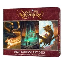 Brotherwise Games Call to Adventure High Fantasy Art Deck for Tabletop RPG - $15.95