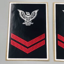 10 VTG US Navy Petty Officer Second Class E5 Sticker Decals 3&quot;x2&quot; Ken Nolan - £7.34 GBP