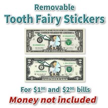 Tooth Fairy Money Stickers for One and Two Dollar bills Children Gift NO... - $4.99