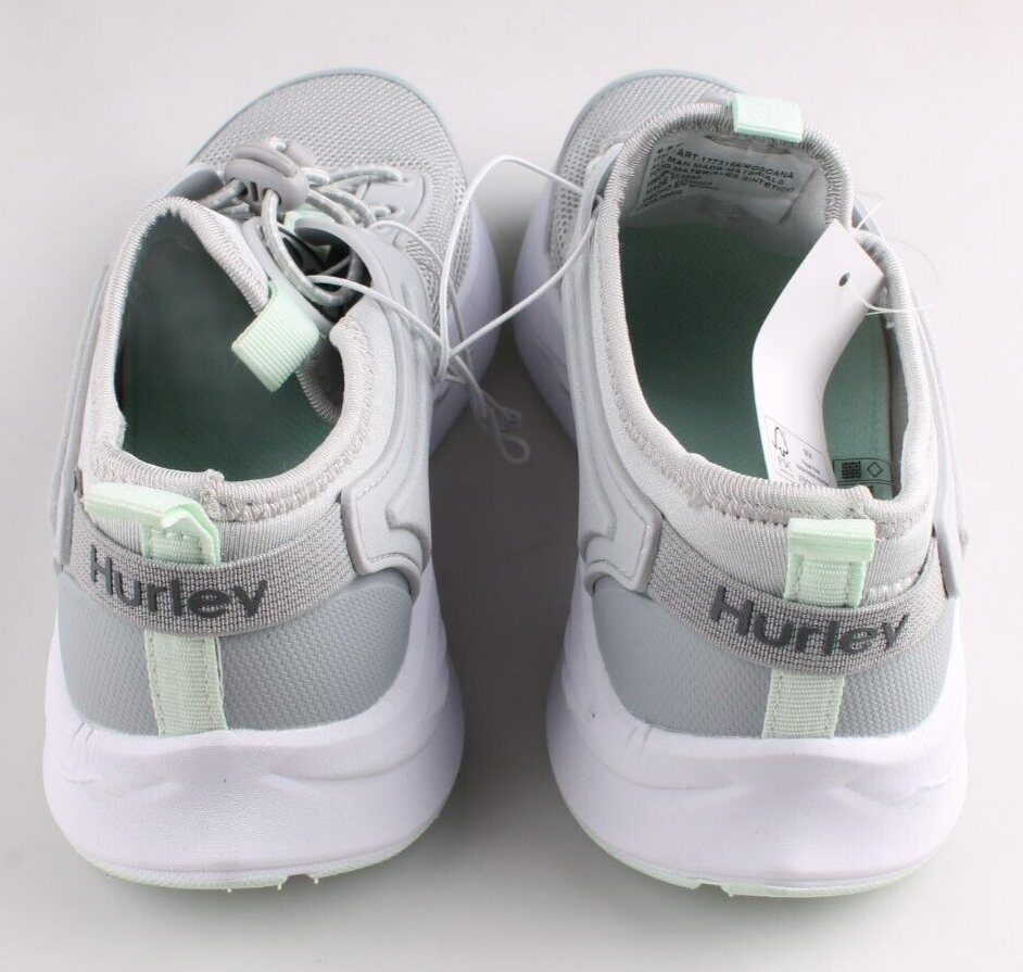 Hurley “Roscana” Mujer Zapato Elástico Bungee Gris Zapatillas Nuevo Talla 9 Item image 2