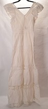 Sea New York Womens Lace White V Neck Long Dress 0 - £118.70 GBP