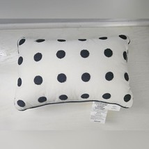 Urban Habitat accent pillow white and grey polkadot rectangle pillow - £12.05 GBP