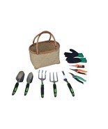 (Green),Gardening Tool Set, Equipped with a Bamboo Woven Storage Basket,... - $4,617.90 MXN