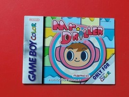 Mr. Driller Manual Game Boy Color Authentic USA GBC Version No Game or Box - $46.72