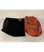 Red Black Velvet Dog Dress Dog Costume Dogwear Christmas Xmas Size L KG - €8,46 EUR