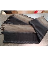 Johnson Murphy 64&quot; Wool Scarf Wrap Striped Fringe Germany - $641.85 MXN