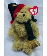 Vintage 1993 TY Attic Treasures SPRUCE HOLIDAY TEDDY BEAR 8&quot; Stuffed ANI... - $20.31 CAD