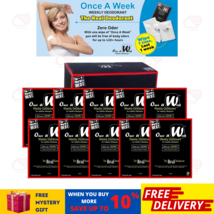 10 Pack : 30 Wipe ONCE A WEEK Disposable Deodorant Heal Body Underarm Zero Odour - £40.03 GBP