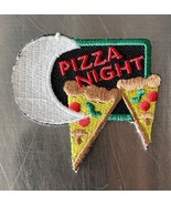 Girl Boy Cub &quot;PIZZA NIGHT&quot; Fun Patches Crest Badges SCOUTS GUIDES Iron On - £5.02 GBP