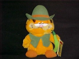 9&quot; Garfield Furry Tales Beanstalk Plush Toy With Tags From Dakin 1981 Rare - £116.36 GBP