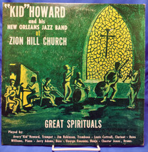 Kid Howard at Zion Hill Church Great Spirituals Nobility 706 1964 Jazz L... - $14.85