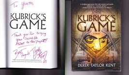 Kubrick&#39;s Game SIGNED Derek Taylor Kent (2016, Hardcover) - £23.24 GBP