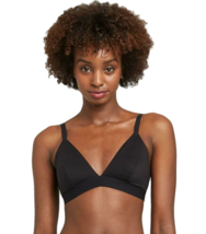 Women&#39;s Auden Unlined Triangle Adjustable Bralette Bra Black Size XS NWT - £6.04 GBP