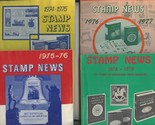 4 Stamp News Books 1974-75 1975-76 1976-77 &amp; 1978-9 Foley&#39;s - $21.78