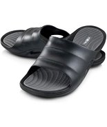 Roxoni Men&#39;s Comfort Open Toe Slide Sandals, Anti Skid Rubber Sole - £17.68 GBP