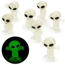 Glow In The Dark Alien Figurines For Kids - 25 Pcs Small Halloween Party... - £14.93 GBP