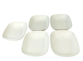 5 Alessi for Delta White Rectangular 7.5 X 5.25 x 1 inch Bowls #044207704 - £17.56 GBP