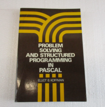 Vintage Computer Book Problem Solving And Structured Programming In Pascal - $7.50