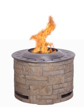 Stackstone Look Smokeless Firepit With Wood Pellet/Twig/Wood As The Fuel - £231.22 GBP
