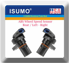 2 x ABS Wheel Speed Sensor Rear L/R Fits: Ford Lincoln Mazda Mercury 1987-2019 - £19.74 GBP