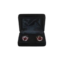 Men J.Valintin Cufflinks by Vitorofolo for French Cuff Shirt V35-25 Brown Stone image 3