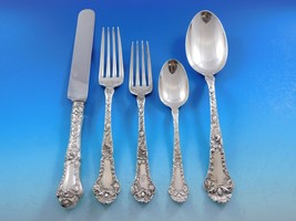 Poppy by Gorham Sterling Silver Flatware Set 12 Service 60 pcs Dinner - £4,401.56 GBP