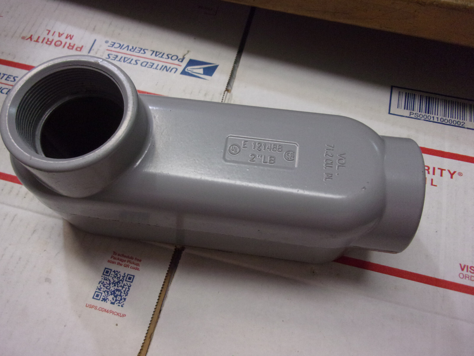 Conduit Outlet Box W/ 2&quot; Cover  E 121488 - $17.81