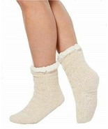 allbrand365 designer Women Socks 1 Pair Knitted HighCut Slipper Socks,Iv... - £19.51 GBP