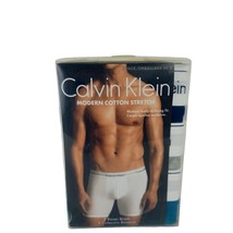 Calvin Klein Modern Cotton Stretch 3 Pack Boxer Brief Blue Grey New XL  - £22.86 GBP