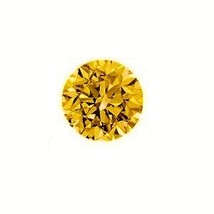 Natural Diamond 1.9mm Round VS Clarity Deep Yellow Color Brilliant Cut Fancy Loo - £28.68 GBP