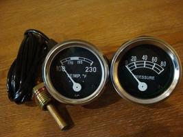 FD9273A-Oil pressure/Temp Gauge Set for Ford Tractor 2N, 8N, 9N, NAA, 601,70,801 - £18.86 GBP